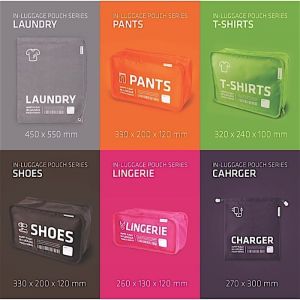 Alife Design Pochettes &agrave; bagage Set B (x6)