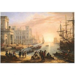 Anatolian Puzzle 2000 pi&egrave;ces : Port maritime au coucher du soleil