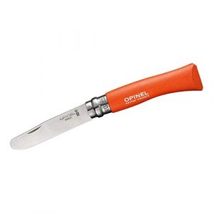 Opinel Couteau Enfant Bout Rond N°7 Mandarine