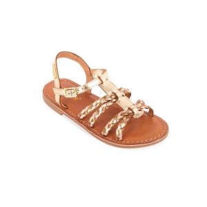 Les Tropéziennes par M. Belarbi Sandales en cuir Baia Or - Taille 28;29;30;31;32;33;34;35