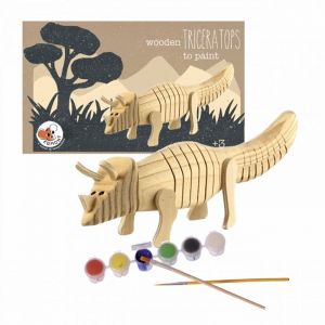 Egmont Toys Toys - Triceratops en bois à peindre