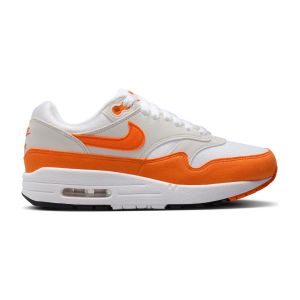 Nike Femme Air Max 1 '87 Sneaker, Neutral Grey Safety Orange White Black, 37.5 EU