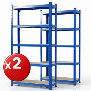 2 Set &Eacute;tag&egrave;res charges lourdes Lakota Utilisable individuellement Bleu 200 x 100 x 50 cm