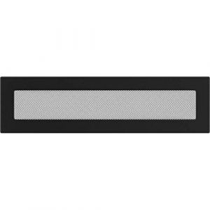 Kratki Grille de chemin&eacute;e Noire 17 x 49 cm