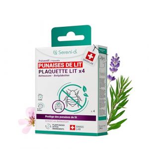 PLAQUETTE VOYAGE Répulsive Punaise de Lit - Protège vos bagages des punaises de lit - Haute efficacité préventive