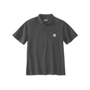 Carhartt Polo maille piquée contractor's 200 - 300 g s entre 1 et 3 coton / polyester polo anthracite 1 pièce(s) polo manches courtes contractor's anthracite t