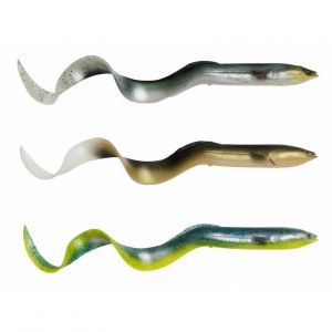 Savage Gear Leurre en caoutchouc - 3D Real EEL - 15 cm - Dirty EEL Bulk