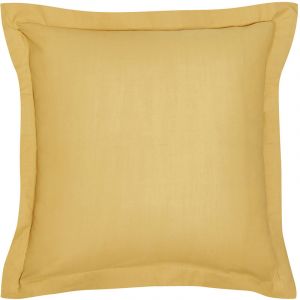 Today Taie d'oreiller Essential - 63 x 63+5 cm - 100% Coton uni - Ocre