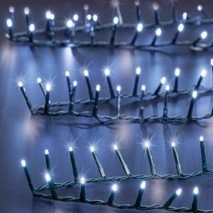 Guirlande Lumineuse Extérieur 50 m 2000 LED Blanc froid et 8 jeux de lumière