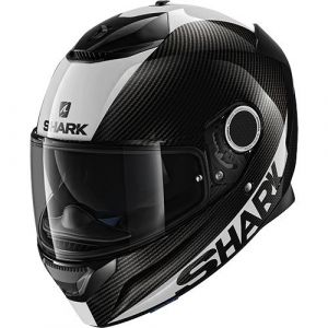 Image de Shark Casque intégral SPARTAN CARBON SKIN carbone/blanc/argent - M