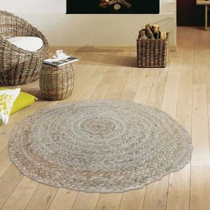 Unamourdetapis Tapis de Salon Moderne Design - JT SUNNY DAY - Fibres végétales 60 x 60 cm