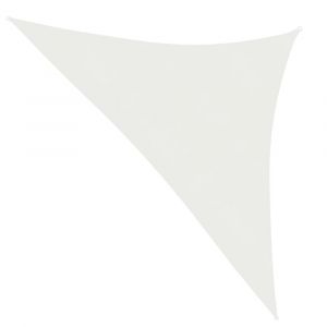 Voile toile d'ombrage parasol 160 g/m² PEHD 4 x 4 x 5,8 m blanc 02_0009029