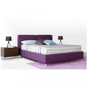 Image de Lit coffre FELICE couchage 140x190 cm Arca violet