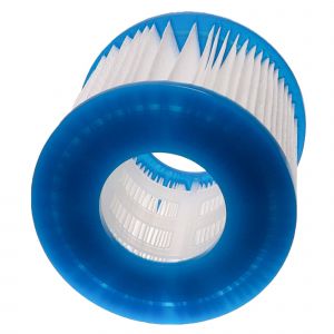 Vhbw 2x Cartouche filtrante type VII compatible avec Summer Waves SFS-350, SFS-600 spa, bain à remous - Filtre de rechange bleu / blanc