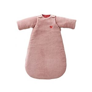 Image de Vertbaudet Gigoteuse en polaire ALASKA Oeko-Tex rose 0/6 M