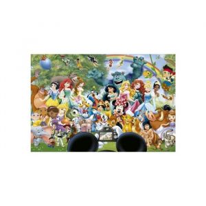 Educa Puzzle Adulte Le Monde De Disney : Princesses - Roi lion - 101 Dalmatiens - 1000 Pieces - Collection Disney