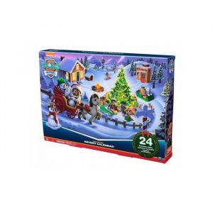 Calendrier de l Avent Pat Patrouille Noel 2024 Aventures d Hiver Figurines Chiens Heros Accessoires exclusifs Set Jouet et Carte