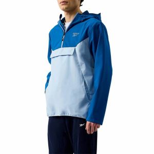 Reebok Burbage Windrunner Hommes Veste RBO00028-Bleu cr&eacute;puscule