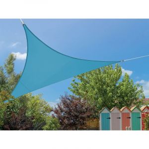 Image de Voile d'ombrage triangulaire Flex 3,60 x 3,60 x 3,60 m Topaze