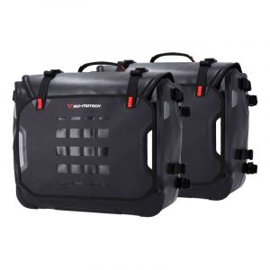 Sw-motech Sacoches cavalières SysBag WP L/L (27-40 litres x 2) complet avec support