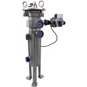 Toodo Pot à Boue Magnétique Inox Dn65 à Brides Avec Circulateur 36 M3/h Et Poche Filtrante 50microns - 10 Bars Max