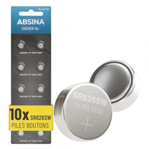 Absina Pile bouton 377 1.55 V 10 pc(s) oxyde d'argent S552803