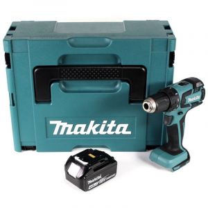 Image de Makita DDF 459 M1J 18 V Li-Ion Perceuse visseuse sans fil + Coffret Makpac + 1 x Batterie 4,0 Ah - sans Chargeur