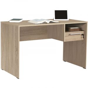 Pegane Bureau coloris Ch&ecirc;ne Cambrian - longueur 120 x profondeur 60 cm
