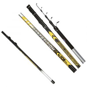 Okuma Canne Bolognaise Competition 4m - noir/jaune/argenté - TU