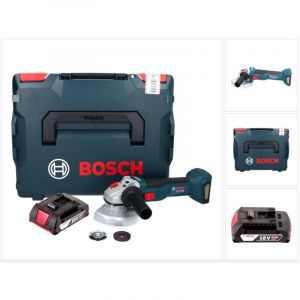 Bosch GWS 18V-10 Professional Meuleuse angulaire sans fil 125mm Brushless 18V + 1x Batterie 2,0 Ah + Coffret - sans chargeur