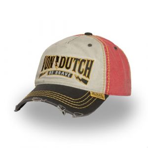 Casquette baseball - VON DUTCH - Retro Tiger - Beige - Adulte - Visière Arrondie