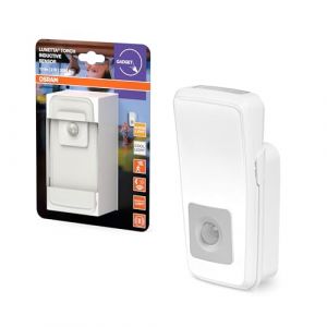 Osram Veilleuse LUNETTA TORCH, capteur et torche intégrés, 2W, 10lm, lumière blanc, blanc froid et blanc lumière du jour (3000 & 4000 & 6500K), prise UE intégrée, pour une utilisation en intérieur