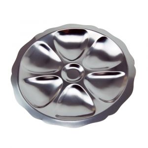 Tarrerias Bonjean Assiette pour 6 huitres inox