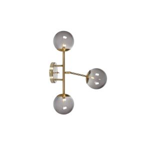 Boutica-design Applique Trinity 3x20W G9 Laiton Fumé