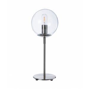 Lussiol Lampe en métal gris alu h.52 cm