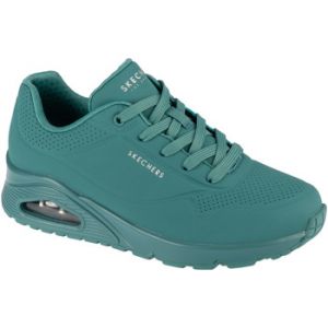 Skechers Femme UNO Stand on AIR, Maille Durabuck Bleu Sarcelle, 38 EU