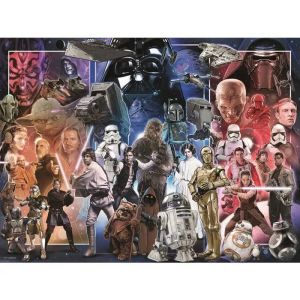 Ravensburger Puzzle Star Wars Whole Universe de 1500 pièces | Design Unique | Technologie Softclick pour Les Amateurs de Puzzle
