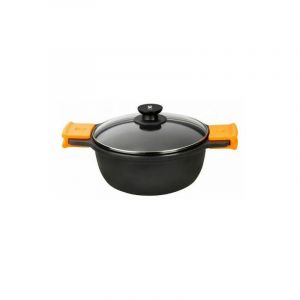 Bra Casserole avec couvercle Efficient Noir - Taille Casserole de 24 cm