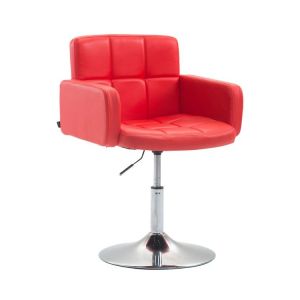 CLP Fauteuil lounge Los Angeles similicuir rouge