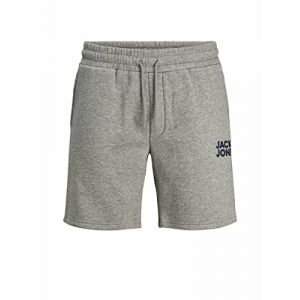 Image de Jack & Jones Short de surv&ecirc;tement pour homme New Soft, Gris clair chin&eacute;, XS