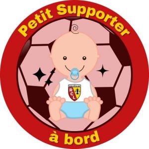 Image de Sticker Bébé Fanzone Foot - Petit Supporter RCL Lens