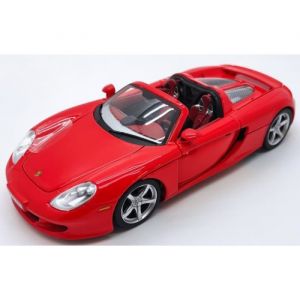 HTC Voiture miniature - Porsche Carrera GT - Rouge - Intérieur - 1/24 - Pour enfant - A partir de 14 ans