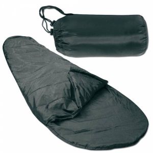 Mil-tec Sac de couchage commando Noir Noir 195 x 80 x 55 cm