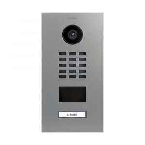 Image de Doorbird Portier vid&eacute;o ip 1 sonnette avec lecteur de badge rfid D2101V ral 7044 Gris