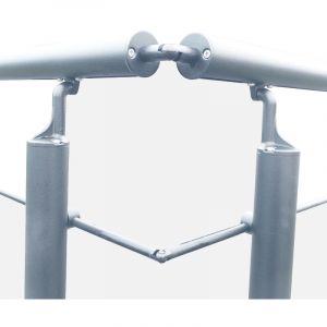 Kordo - opalu - Kit d'angle pour garde-corps - Coloris gris - Coloris gris