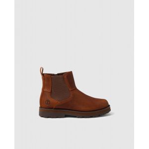 Timberland Courma Kid Chelsea Brun Moyen Cuir Pleine Fleur EU 33