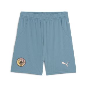 Image de Puma Manchester City Quatri&egrave;me Short 2024/25 Enfant, pointure Small - ['Bleu'] - Taille Small