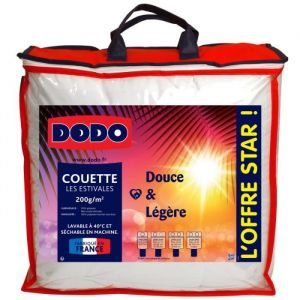 Dodo Couette l&eacute;g&egrave;re 100% Polyester Fibre recycl&eacute;e CIRCUL&rsquo;AIR D 240 x 260 cm pour lit King size