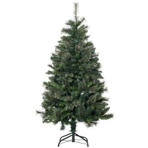 Homcom Sapin de Noël artificiel imitation Nordmann H. 150 cm vert
