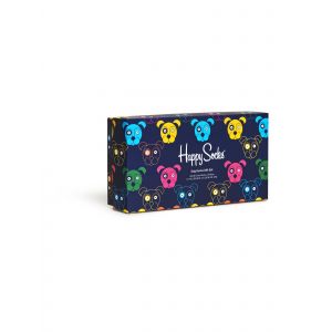 Happy socks Mixed Dog Socks Gift Set - Chaussettes multifonctions taille 41-46, bleu
